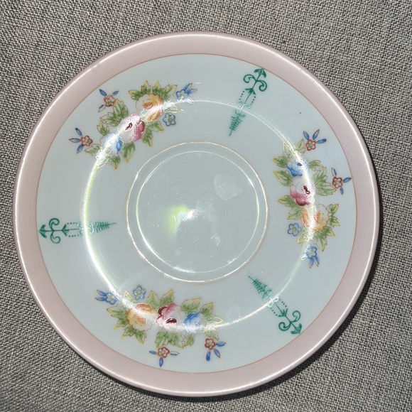 Diamond Asian Inspired Teacup and Saucer - Picture 4 of 9